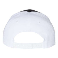 A Richardson 312 Twill Back Snapback Trucker Hat on a white background.