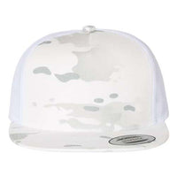 YP Classics White Multicam trucker hat.
