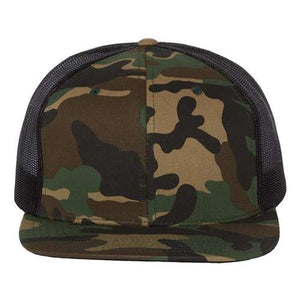 Richardson 511 Wool Blend Flat Bill Trucker Cap - Custom Embroidered Hat