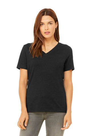 Bella Canvas Women's Relaxed Heather CVC V-Neck T-Shirt BC6405CVC