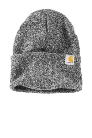 Carhartt Watch Beanie Hat 2.0 CT104597 - Custom Leather Patch Hat | No Minimals | Volume Tiered Pricing
