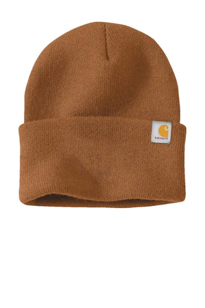 Carhartt Watch Beanie Hat 2.0 CT104597 - Custom Leather Patch Hat | No Minimals | Volume Tiered Pricing