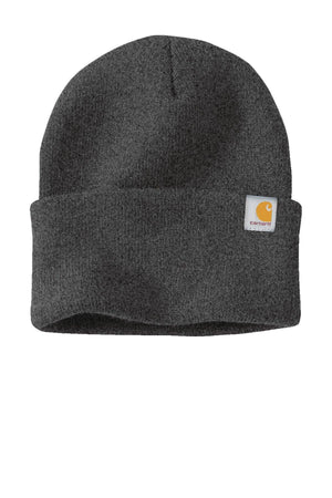 Carhartt Watch Beanie Hat 2.0 CT104597 - Custom Leather Patch Hat | No Minimals | Volume Tiered Pricing