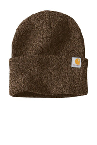 Carhartt Watch Beanie Hat 2.0 CT104597 - Custom Leather Patch Hat | No Minimals | Volume Tiered Pricing