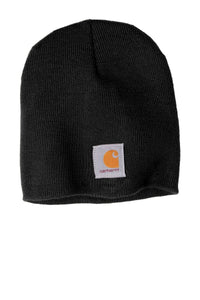 Carhartt Acrylic Knit Hat CTA205 - Custom Leather Patch Hat | No Minimals | Volume Tiered Pricing