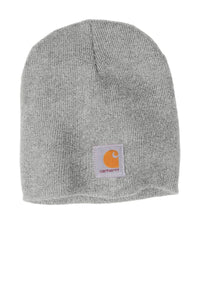 Carhartt Acrylic Knit Hat CTA205 - Custom Leather Patch Hat | No Minimals | Volume Tiered Pricing