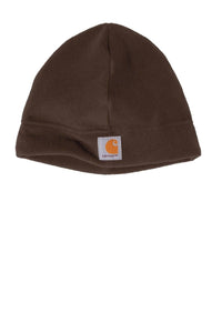 Carhartt Beanie Winter Fleece Hat CTA207 - Custom Leather Patch Hat | No Minimals | Volume Tiered Pricing