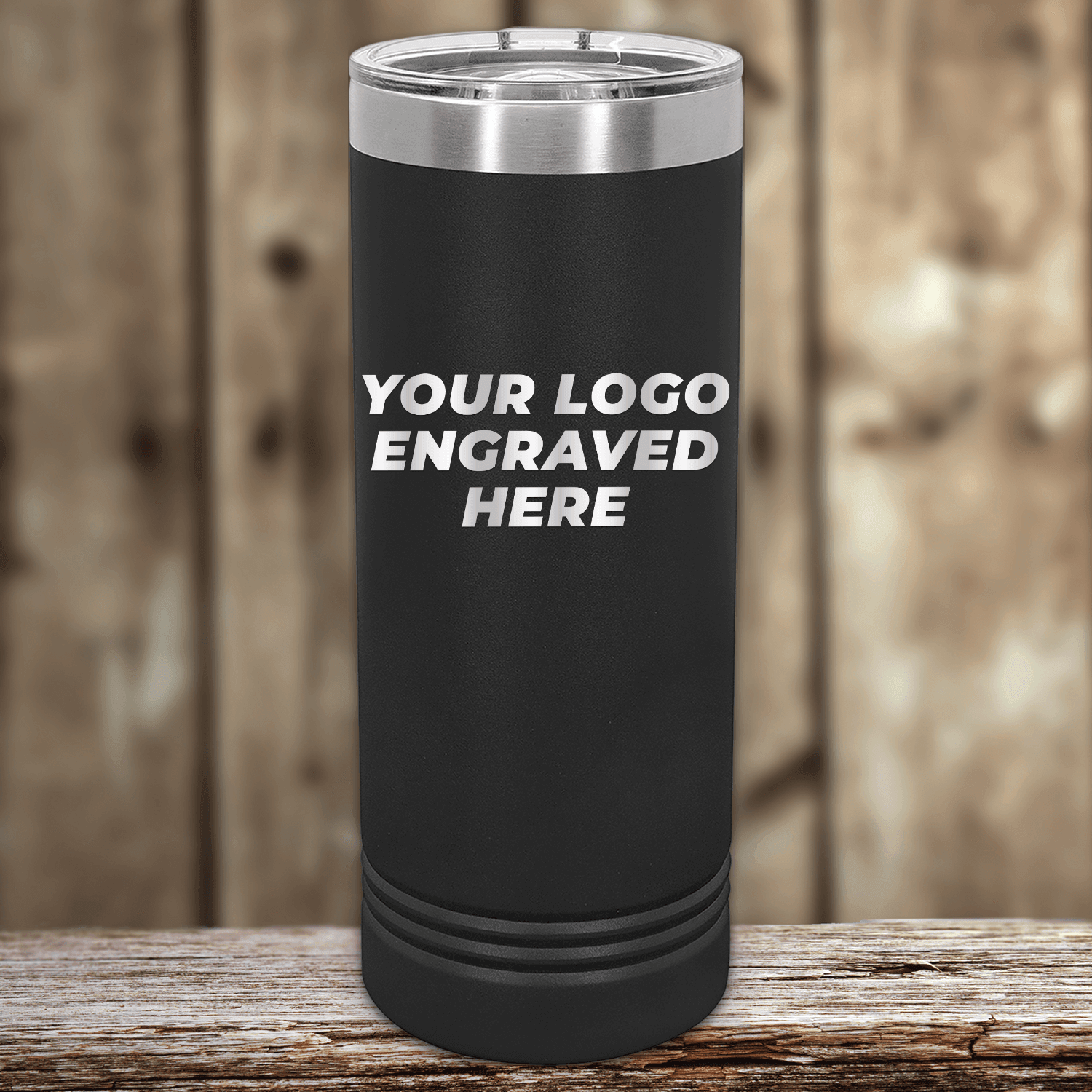 SAMPLE - Custom Logo 22 oz Skinny Tumbler - Price Includes Engraved Logo Sample and Volume Setup Fee