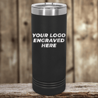 SAMPLE - Custom Logo 22 oz Skinny Tumbler - Price Includes Engraved Logo Sample and Volume Setup Fee
