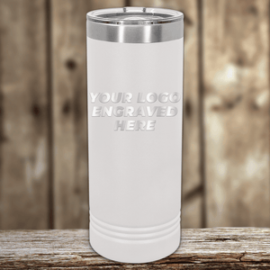 SAMPLE - Custom Logo 22 oz Skinny Tumbler - Price Includes Engraved Logo Sample and Volume Setup Fee