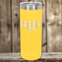 SAMPLE - Custom Logo 22 oz Skinny Tumbler - Price Includes Engraved Logo Sample and Volume Setup Fee