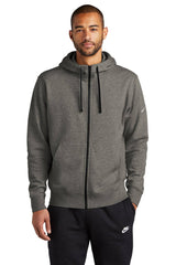 Nike Club Fleece Sleeve Swoosh Full-Zip Hoodie Sweatshirt NKDR1513