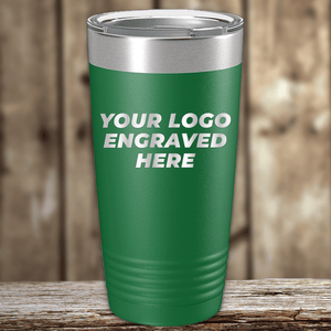 A green stainless steel tumbler from Kodiak Coolers, engraved with your custom company logo, makes the perfect Realtor Closing Gift for clients—ideal as a personalized promotional item or for those who appreciate custom drinkware.