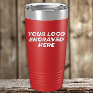 A red Kodiak Coolers tumbler with your business logo engraved on it makes a perfect promotional gift.