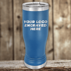 SAMPLE - 14 oz Pilsner Glass - Price Includes Engraved Logo Sample and Volume Setup Fee