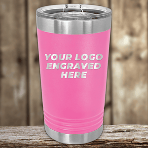 SAMPLE - 16 oz Pint Tumbler - Price Includes Engraved Logo Sample and Volume Setup Fee