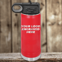 Kodiak Coolers Realtor Closing Gifts for Clients: Drinkware with your custom company logo engraved sits on a wooden surface—perfect for pairing with personalized mugs or other promo items.