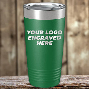 A Kodiak Coolers Custom Tumbler with your engraved logo, perfect for promotional materials.
