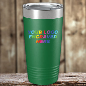 A Kodiak Coolers custom tumbler with your business logo printed on it.