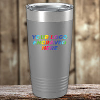 A Kodiak Coolers custom tumbler with your business logo elegantly printed.