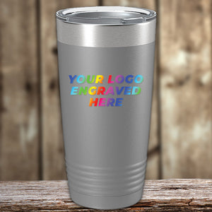 A Kodiak Coolers custom tumbler with your business logo elegantly printed.