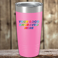 A Kodiak Coolers custom tumbler with your business logo printed on it.