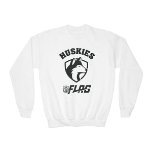 Youth Huskies Flag Football - Unisex Heavy Blend™ Crewneck Sweatshirt Volume | Suamico, WI