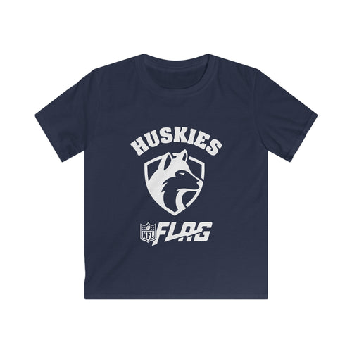 Youth Huskies Flag Football - Softstyle T-Shirt Volume | Suamico, WI