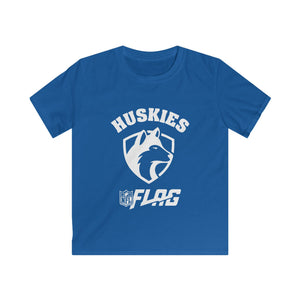 Youth Huskies Flag Football - Softstyle T-Shirt Volume | Suamico, WI