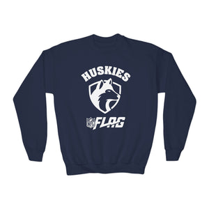 Youth Huskies Flag Football - Unisex Heavy Blend™ Crewneck Sweatshirt Volume | Suamico, WI