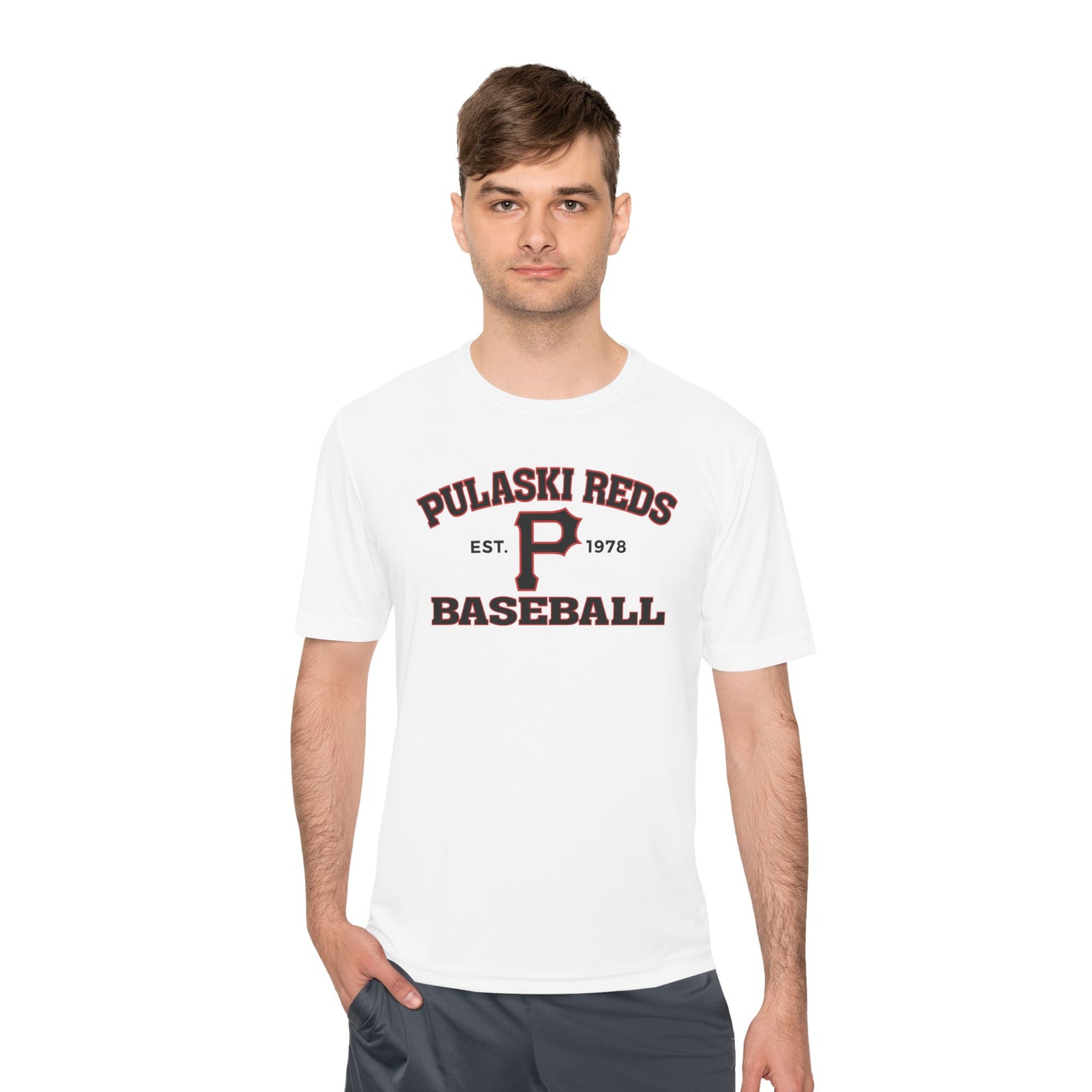 Pulaski Reds Baseball Est. 1978 - Unisex Moisture Wicking Dri Fit Style Tee Volume