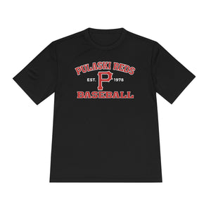 Pulaski Reds Baseball Est. 1978 - Unisex Moisture Wicking Dri Fit Style Tee Volume