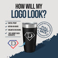Discover the ideal corporate gift with Kodiak Coolers' custom tumblers featuring an engraved logo. Enjoy perks like digital proof, 48-hour delivery, unlimited revisions, and a full money-back guarantee. Make every sip memorable with this limited-time offer of laser-etched design with no setup fees!.