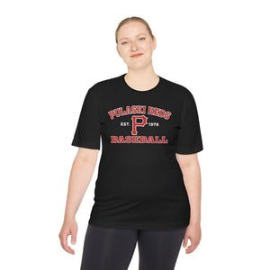 Pulaski Reds Baseball Est. 1978 - Unisex Moisture Wicking Dri Fit Style Tee Volume