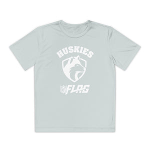 Youth Huskies Flag Football - Moisture Wicking Dri Fit Style Performance Tee Volume | Suamico, WI