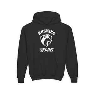 Youth Huskies Flag Football - Unisex Heavy Blend™ Hooded Sweatshirt Volume | Suamico, WI
