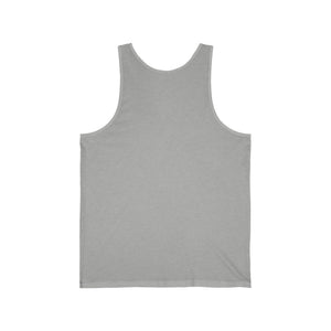 Printify’s P Reds Baseball Est. 1978 - Unisex Jersey Tank Volume shown flat with the back side facing up against a white background, inspired by vintage Pulaski Reds baseball style.