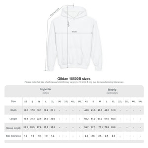 Youth Huskies Flag Football - Unisex Heavy Blend™ Hooded Sweatshirt Volume | Suamico, WI