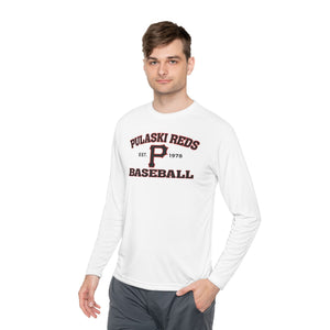 Pulaski Reds Baseball Est. 1978 - Unisex Lightweight Long Sleeve Tee - Dri Fit Style Volume