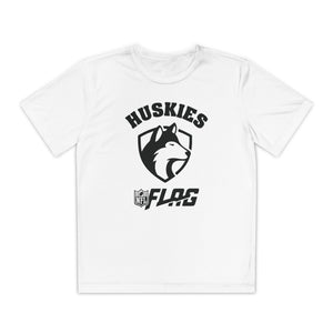 Youth Huskies Flag Football - Moisture Wicking Dri Fit Style Performance Tee Volume | Suamico, WI