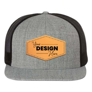 A Richardson 511 Wool Blend Flat Bill Trucker Cap with your design on it.