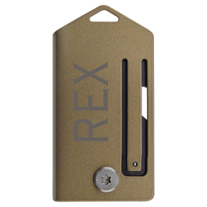 The Bison River Custom Laser Engraved 2" Everyday Carry Knife features a keyhole top, blade-revealing vertical slot, and bottom screw—perfect for corporate gifts or promos. Engrave your brand or message for a standout giveaway.