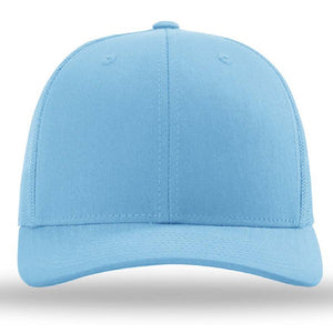 A light blue Richardson hat with a pre-curved visor.