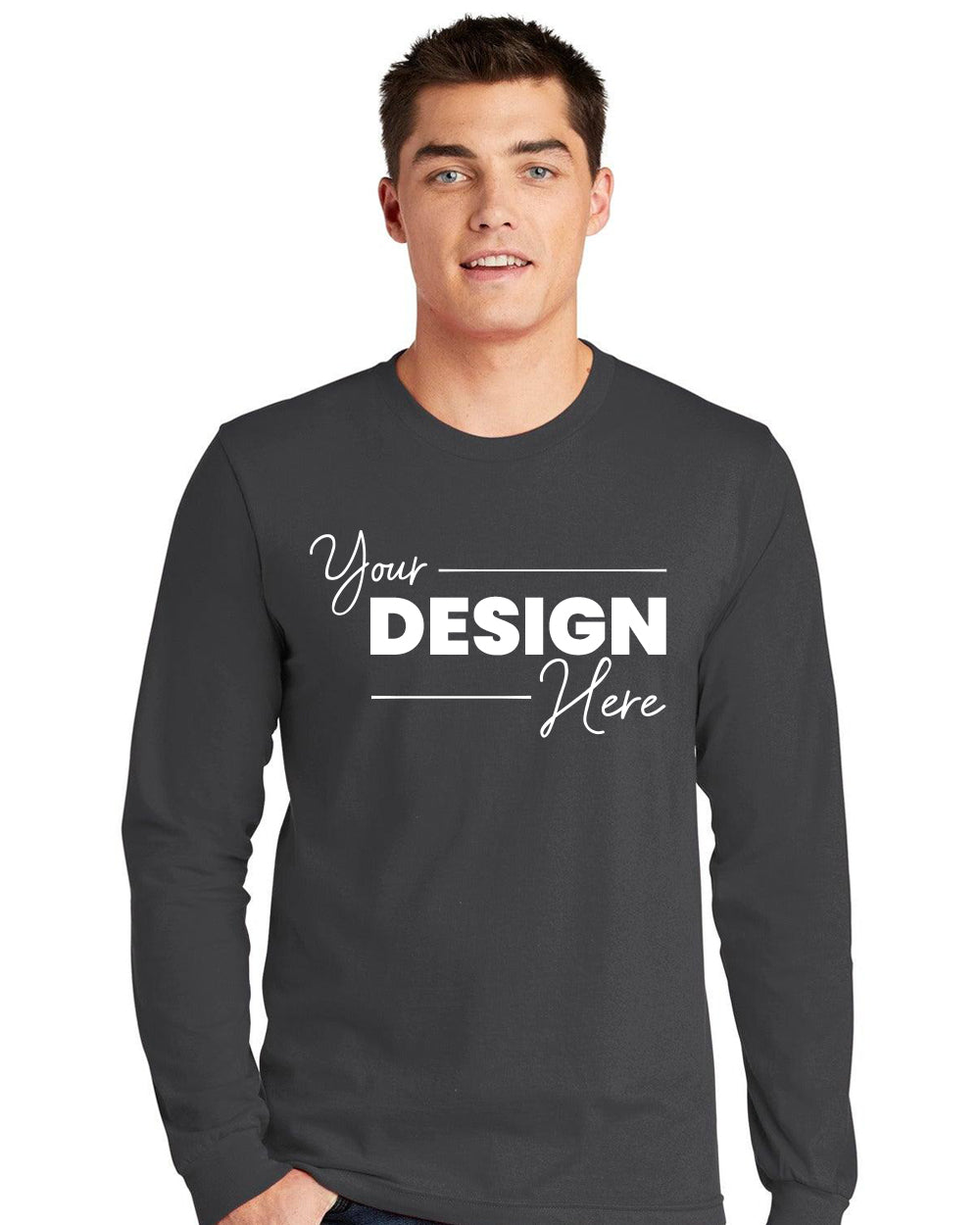 American Apparel Fine Jersey Long Sleeve T-Shirt 2007W