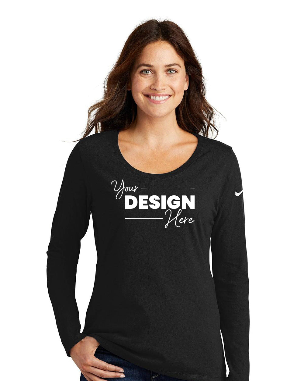 Bulk Black Long Sleeve T-Shirts 