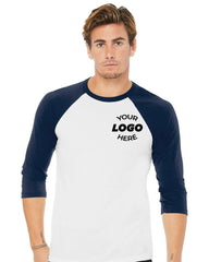 Bella Canvas Unisex 3/4-Sleeve Baseball T-Shirt BC3200