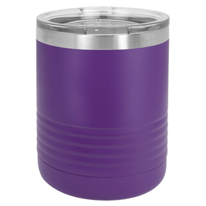A purple and silver Kodiak Coolers promotional gift cooler.