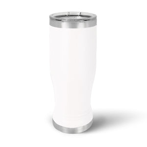 POD - 14 oz Pilsner Glass with Slider Lid - Stainless Steel Vacuum Insulated
