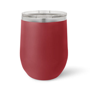 POD - 12 oz Stemless Wine Cup with Lid - Stainless Steel Vacuum Insulated