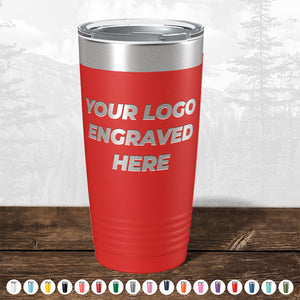 Kodiak Coolers Custom Tumblers feature your engraved logo or design—no setup fees and a $200 minimum order. Shown in red with a silver lid, they're perfect as personalized mugs for gifts or promos. Multiple color options available.